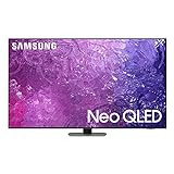 Samsung TV Neo QLED QE65QN90CATXZT, Smart TV 65" Serie QN90C, Neo QLED 4K UHD, Dolby Atmos, Alexa e Google Assistant integrati, Carbon Silver, 2023, DVB-T2