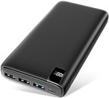 A ADDTOP Powerbank 26800mAh con 20W USB C Power Delivery Caricabatteria Portatile con Display Digitale LCD e 4 Porte per iPhone, Xiaomi, Huawei, Samsung, iPad