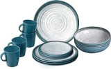 BRUNNER Lunch Box Set Melamine Plates and Cups