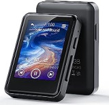ZOOAOXO 128GB Lettore MP3 con Bluetooth 5.2, MP3 con 2.4" Touch Reattivo Screen, Altoparlante Integrato, Qualità del Suono HIFI, E-Book, Sveglia, Radio FM, Registratore Vocale, Inclusi gli Auricolari