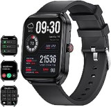 SIEMORL Smartwatch Uomo Donna,Chiamata Bluetooth e Assistente Vocale,Sportive,Sonno,Cardiofrequenzimetro,1,93" Orologio Intelligente Fitness Contapassi per Android iOS