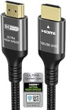 Ubluker 10k 8k 4k Cavo HDMI, Certificato Velocità Ultra Elevata HDMI 2.1 Cavi 4k 144Hz 120Hz 8k 60Hz 48Gbps 1ms 12bit eARC DTS:X HDR10+ Compatibile per Mac PC Soundbar G-SYNC Monitor PS5 Xbox