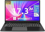 SGIN 17 Pollici Laptop Windows 11 Notebook, Celeron, Up to 2.8 Ghz,USB 3.0 FHD kompatibel mit Windows-PC, tragbar