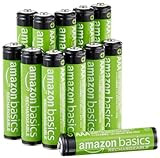 Amazon Basics - Batterie AAA ricaricabili, pre-caricate, confezione da 12 (l’aspetto potrebbe variare dall’immagine)