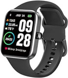 TOZO S2 Smartwatch Alexa con Monitoraggio della Frequenza Cardiaca e Eell'ossigeno nel Sangue, Monitor del Sonno, Schermo Impermeabile 5ATM, Compatibile con iPhone e Android