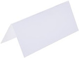 Papermania - Biglietti segnaposto da 90 x 100 mm, Confezione da 20 coperti, Colore: Bianco