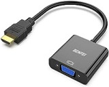 BENFEI Adattatore HDMI a VGA, HDMI-VGA Placcato in Oro (da Maschio a Femmina) per Computer, Desktop, Laptop, PC, Monitor, proiettore, HDTV, Chromebook, Raspberry Pi, Roku, Xbox e Altro - Nero