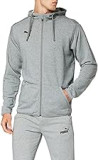 Puma Liga Casual Hoody Jacket, Giacca Uomo, Grigio (Medium Gray Heather Black), S