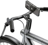 Shapeheart - Porta telefono bici magnetico con piastra in acciaio ultrasottile | Anti riflessione | Supporto per telefono per manubrio o forcella della bici | Accessorio universale per bici